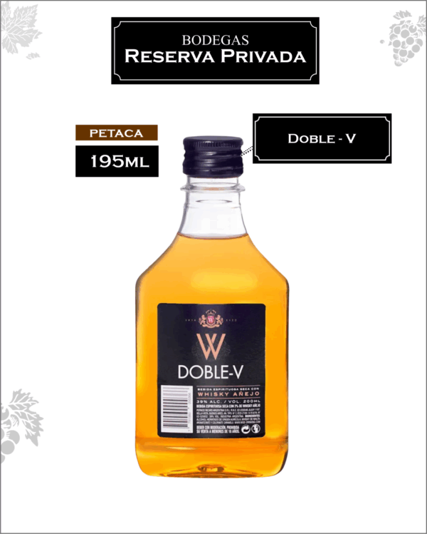 Doble-V Whisky Petaca